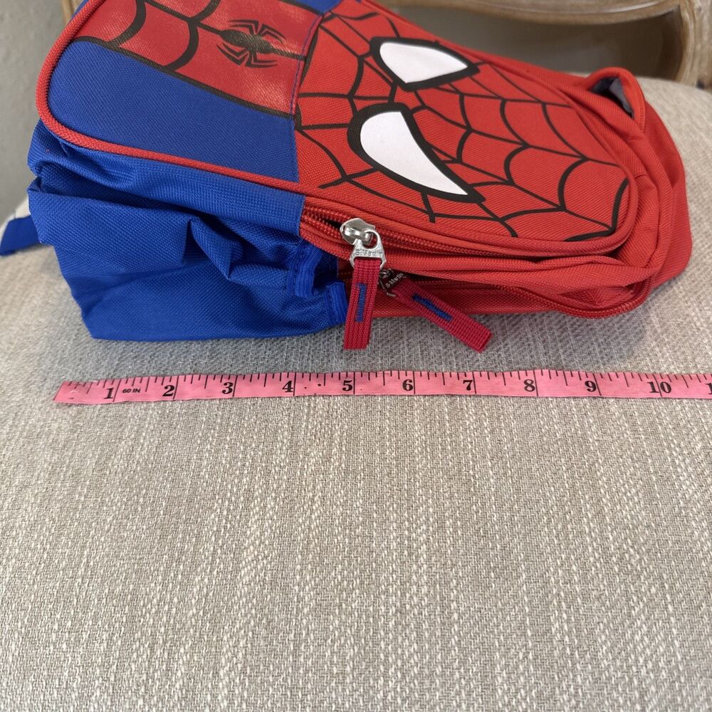 Spiderman Backpack Size S Youth Toddler front pocket Pre K Kindergarten novelty - Picture 12 of 13